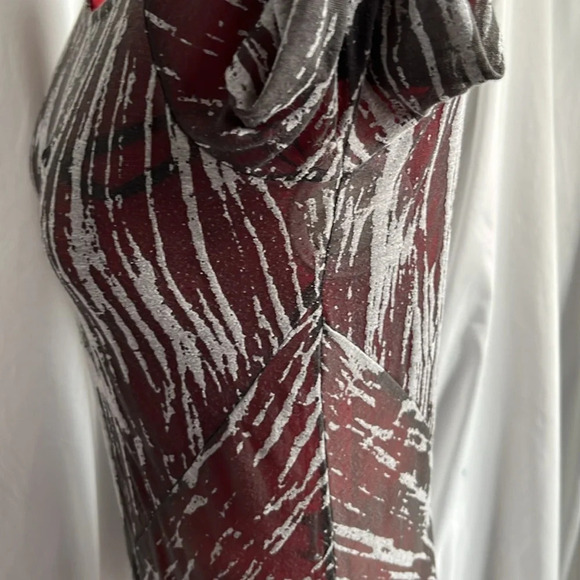 XS34 Bcbgeneration sheer patterned long sleeve - Picture 8 of 10